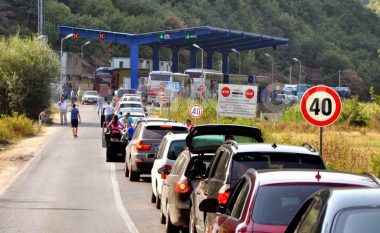 Fluks normal në pikat kufitare, raportohen kolona vetëm te Dheu i Bardhë dhe Kullë
