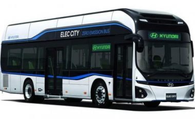 Autobusi elektrik i Hyundai me autonomi deri 290 kilometra