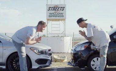 Gara mes shoferit profesionist në veturën e ngadaltë dhe ngasësit të dobët në makinë të shpejtë (Video)