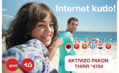 Një pako e vetme e internetit në telefon, për pushimet verore!