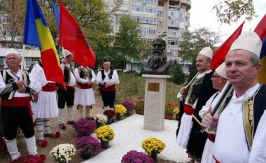 Busti i Skënderbeut, në Craiova të Rumanisë