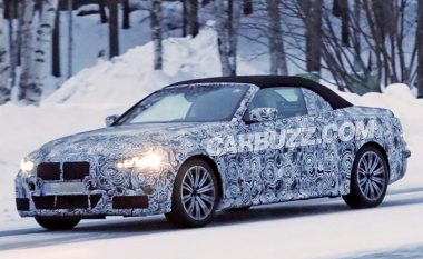 BMW 4 Series me tavan të hapur, shfaqet duke u testuar në mot të ftohtë (Foto)