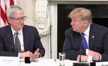 Trump edhe një herë probleme me emra, kësaj radhe ngatërron emrin e drejtorit ekzekutiv të Apple (Video)