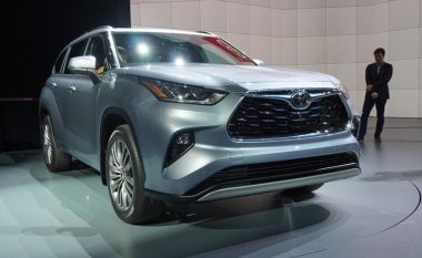 Toyota Highlander i ri që lansohet në fund të këtij viti (Foto)