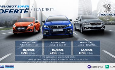 Super ofertë që i ka krejt nga Peugeot