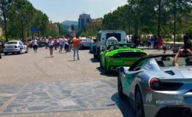 Ka filluar Gumball 3000, veturat luksoze përfunduan kalimin nëpërë Tiranë (Video)