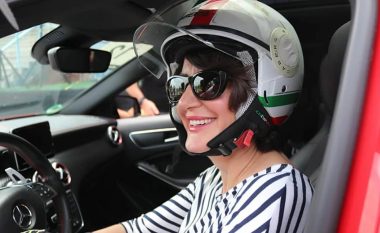 Më se 100 garuese në “Auto Slalom” që u zhvillua në Ferizaj, pjesë e garës edhe presidentja Jahjaga (Foto)