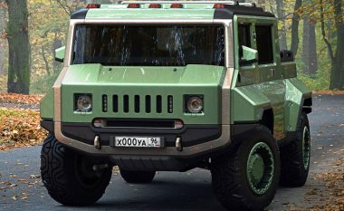 Kombinimi i Hummerit amerikan, me elemente të makinës ushtarake ruse (Foto)