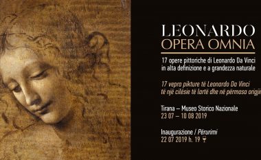 Riprodhimet e veprave të Leonardos, shfaqen në Tiranë