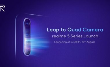 Realme 5 dhe 5 Pro me nga katër kamera, lansohen këtë muaj