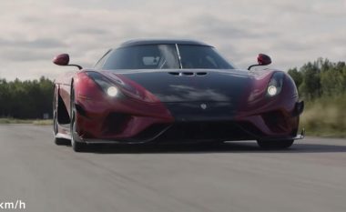 Koenigsegg Regera arriti rekord për vozitjen deri në 400 kilometra në orë dhe kthimin në zero