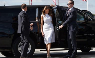 Dama e cila është e pakrahasueshme në veshje: Kombinim i shkëlqyeshëm i Melania Trumpit!