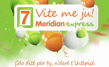 Meridian Express falënderon stafin për 7 vjetorin e themelimit!