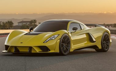 Hennessey Venom F5 me 1,800 kuaj fuqi, në përpjekje të thyejë rekordin e arritur nga Bugatti