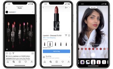 Instagram do të përdor realitetin e shtuar (AR) për rritjen e platformës së shitjeve