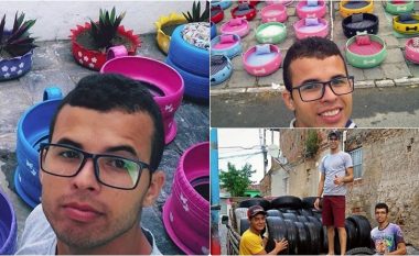 Braziliani merr gomat e vjetra dhe i kthen ato në shtretër për kafshë