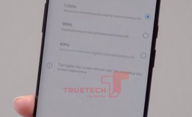 Fotoja e publikuar, konfirmon ekranin e OnePlus 8 Pro, në shpejtësi prej 120Hz