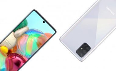Samsung Galaxy A71, bateri më e madhe dhe kamerë 64 megapiksel
