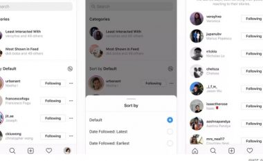 Instagrami iu shfaqë disa llogari më shpesh, së shpejti do të mundësojë të shihen se cilat janë ato