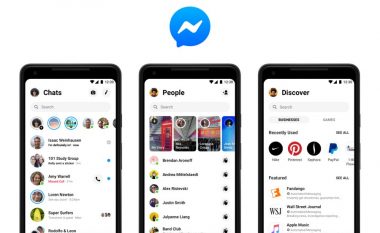 Facebook Messenger merr dizajn të ri