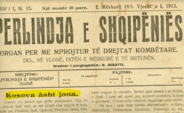 Kur gazeta e qeverisë së Ismail Qemalit protestonte: Kosova asht jona