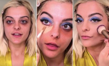 Bebe Rexha për Vogue shpjegon rutinën e saj të kujdesit ndaj lëkurës dhe grimin