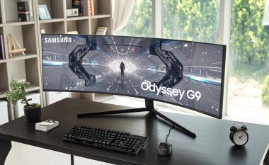 Samsung lançon globalisht monitorin e lakuar të lojërave me performancën më të lartë në botë, Odyssey G9