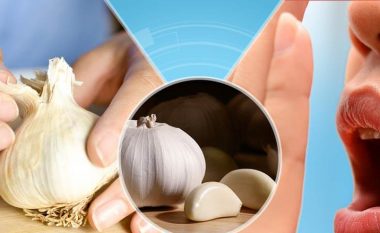 Mënyrë e shkëlqyeshme e cila do t’ju ndihmojë ta eliminoni aromën e hudhrës nga duart
