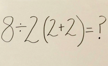 Problemi matematikor që po shkakton grindje në internet, kjo është përgjigja e saktë