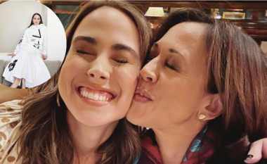 Mbesa e Kamala Harris, Meena, modelon për Prada