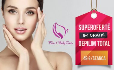 Për trupin e ëndrrave pa qime, Face & Body Care sjell ofertën 5+1 FALAS për depilim total me laser