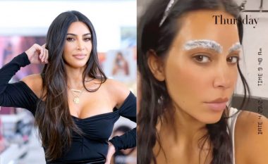 Kim Kardashian zbardh vetullat, duket krejtësisht ndryshe në rezultatin përfundimtar