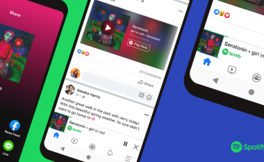 Facebook prezanton Boombox me Spotify brenda aplikacionit