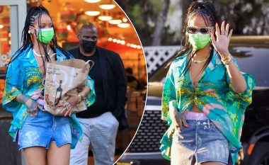 Rihanna stilon minifundin në mënyrë jashtëzakonisht interesante