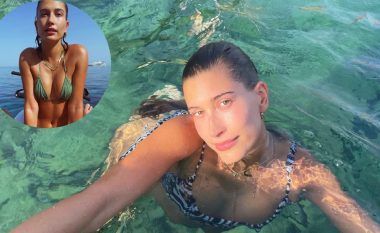 Hailey Bieber poston disa fotografi pa grim nga plazhi