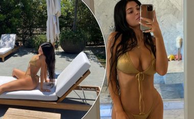 Bikinit ngjyrë ari të Kylie Jenner janë pamja perfekte për verën