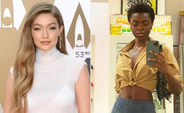 Modelja thotë se jeta e saj ndryshoi ‘brenda natës’ pasi Gigi Hadid ndau imazhin e veshjes së saj