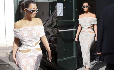 Kim Kardashian mohon të ketë thyer kodin e veshjes në Vatikan