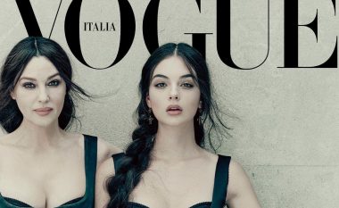 Monica Bellucci dhe vajza e saj Deva pozojnë për kopertinën e Vogue