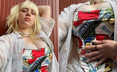 Billie Eilish thotë se ka humbur 100 mijë ndjekës pasi pozoi e veshur me korse