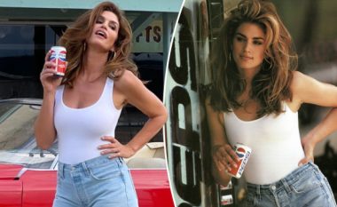 Cindy Crawford rikrijon reklamën ikonike të vitit 1992