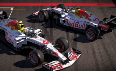 Pamje speciale e bolidit të Red Bull Honda e disponueshme në video-lojën F1 2021
