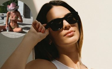 Kendall Jenner zgjedh të kombinoj bikinit me një kapelë kaubojsh