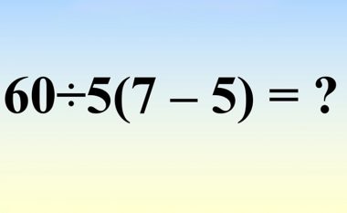 Problem matematikor: Njerëzit nuk mund të bien dakord rreth zgjidhjes, Ju a e dini?