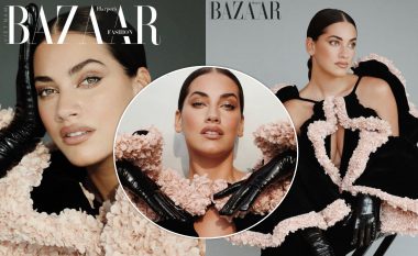 Kreacioni i Lia Stubllës në kopertinën e revistës së famshme Harper’s Bazaar