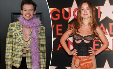 Olivia Wilde duket se ka vendosur gjerdanin me kryq të të dashurit Harry Styles