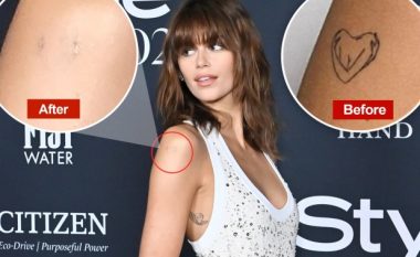 Kaia Gerber duket se po largon një nga tatuazhet e saj