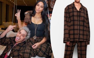 Çifti i përfolur, Kim Kardashian dhe Pete Davidson vishen me pizhame të njëjta