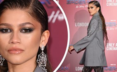 Zendaya vesh fustanin e shkëlqyeshëm me rrjetë për premierën e filmit “Spider-Man: No Way Home”