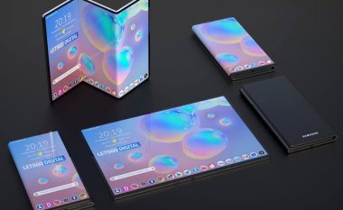 Samsung po e ‘imagjinon’ një telefon që paloset tri herë